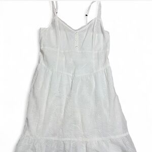 white hollister mini dress